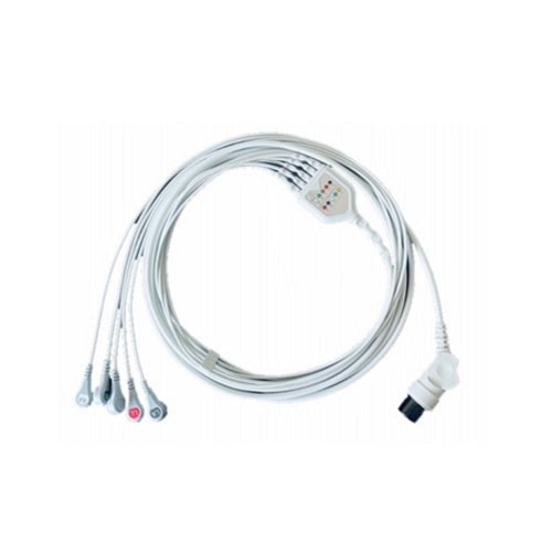 Zoll 8000-1005-01 Compatible 5 Lead ECG Cable