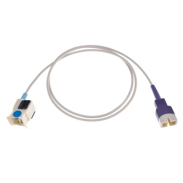 Compatible Nellcor DS100A Reusable SpO2 Sensor – Adult Finger Clip With DB9 Connector