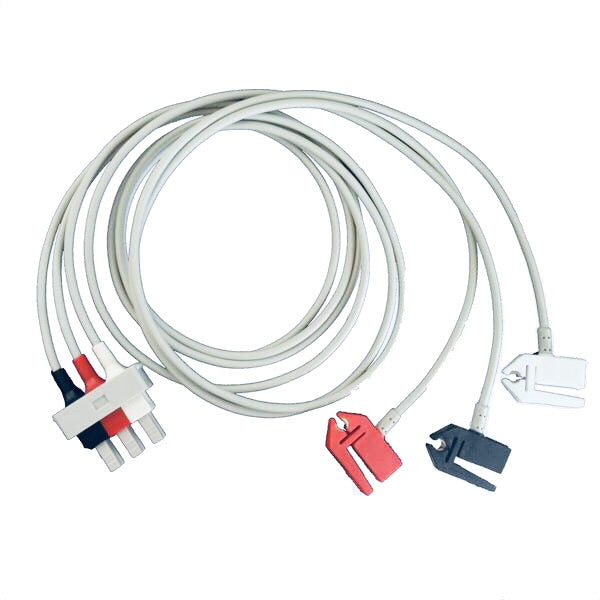 Advantage Medical Cables LW-3300051/3A Compatible 3 Lead ECG Cable ...