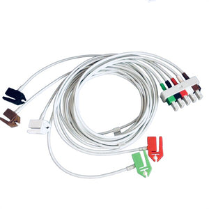 Pacific Medical NLPH5251 Compatible 5 Lead ECG Lead Cable