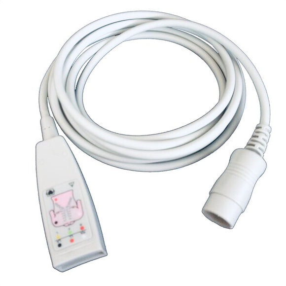 Cables and Sensors TP-23850 Compatible 3 Lead ECG Trunk Cable