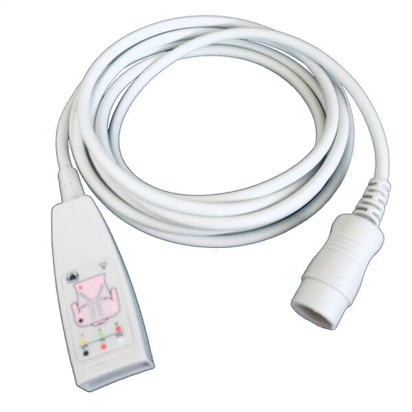 Pacific Medical NEPH2031 Compatible 3 Lead ECG Trunk Cable