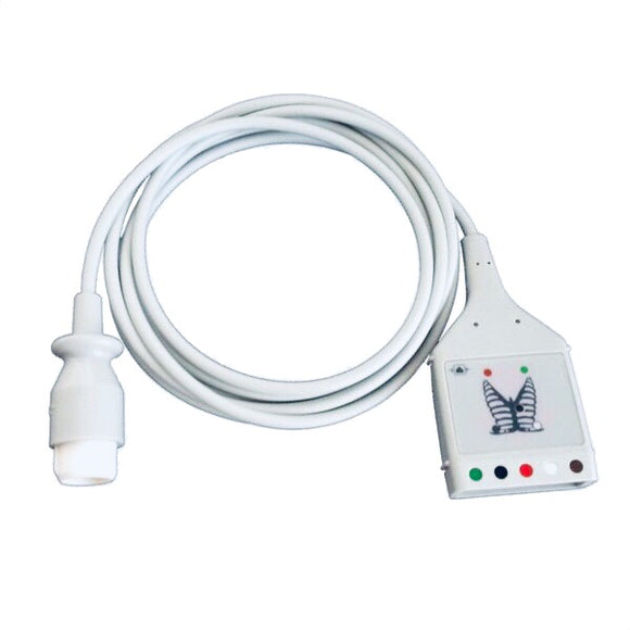 Cables and Sensors TA-250290 Compatible 5 Lead ECG Trunk Cable