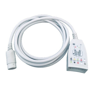 Cables and Sensors TP-210850 Compatible 10 Lead ECG Trunk Cable
