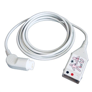 Philips M1500A Compatible 3 Lead ECG Trunk Cable