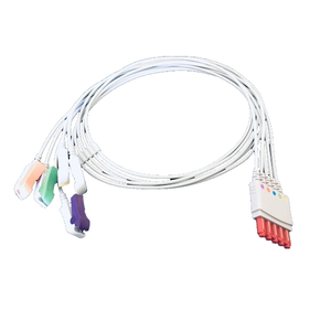 Philips M1976A Compatible 5 Lead ECG Lead Cable