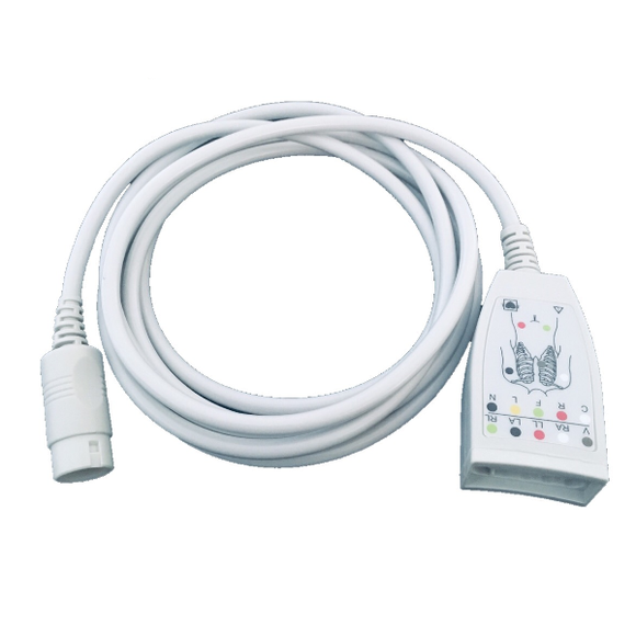 Philips M1663A Compatible 10 Lead ECG Trunk Cable